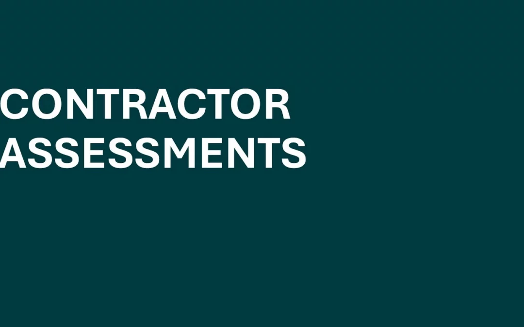Contractor Assessments - For Clients