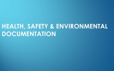 Health, Safety and Environmental Documentation