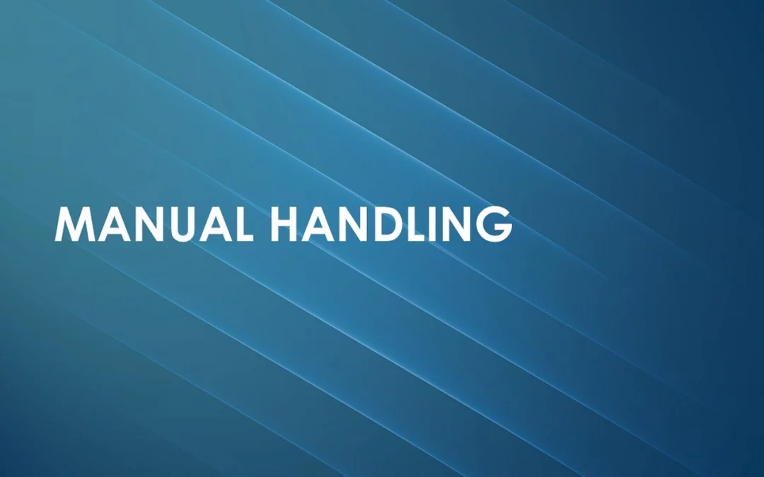 MANUAL HANDLING, E-LEARNING, ONLINE TRAINING