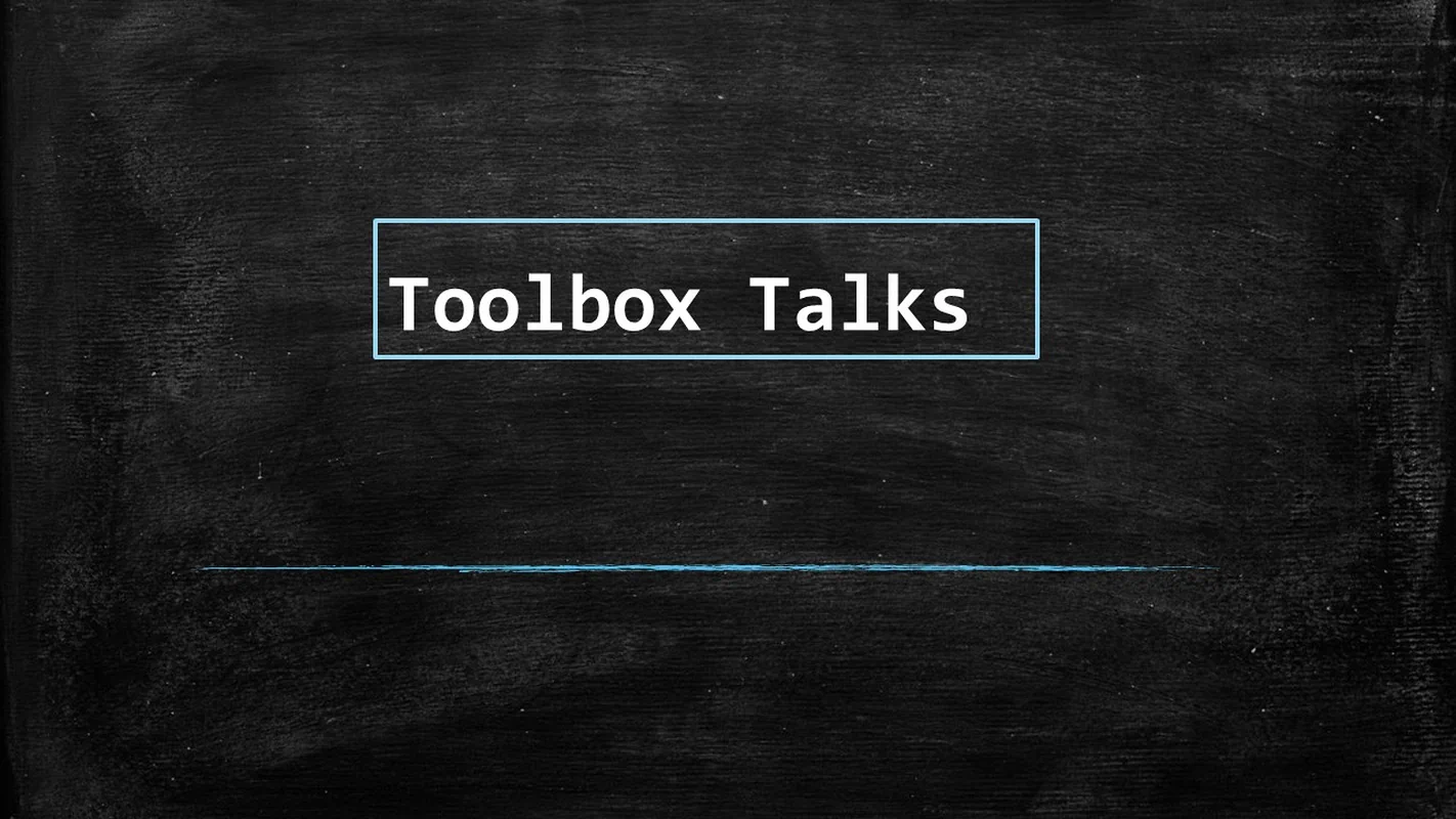 Tool Box Talks Packages